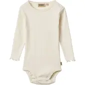 Wheat Rompertje/body 'Regitze' offwhite