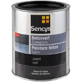 Sencys Betonverf Zijdeglans Zwart 750ml