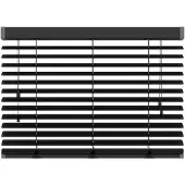 Decosol 320 Jaloezie Horizontaal Deluxe Aluminium Mat Zwart 100x180cm