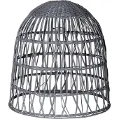 Star Trading Kap Knute, zonder fitting, Ø 48 cm, grijs