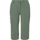 Vaude - Women's Farley Stretch Capri III - Trekkingbroek 46, olijfgroen
