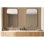 Maestro Latt Novo Lattenwand - Natural Oak + White - Vochtbestendig - 277x30cm - 16mm - 2 Stuks