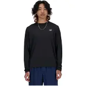 New Balance Functioneel shirt 'Athletics' zwart / offwhite
