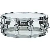 Fame Crystallica Snare 14"x5,5" Clear Acryl - Snaredrum