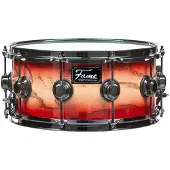 Fame Fortress Snare 14"x6,5" Red Burst - Snare drum