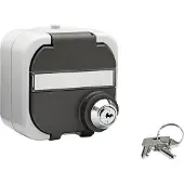 REV Buiten Stopcontact IP54 - Spatwaterdicht - Opbouw - Afsluitbaar