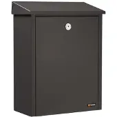 Ivana Postkast Brievenbus 390 Zwart (Ral 9005)