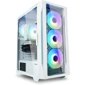 Zalman PC-behuizing zonder voeding - i3 NEO TG (Wit) - Mid-toren - ATX-formaat - 4x120mm LED A-RGB