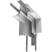 SLV Onderdeel | L-verbinder mechanisch | 48V TRACK | voor inbouwrail diep | stereo | wit