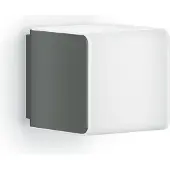 Steinel L 830 C LED buiten wandlamp, antraciet 830, dimbaar, alu / grijs / zink, Kunststof, Modern, slimme wandlamp buiten