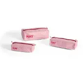 HAY - Candy Mono Toilettas Box - Set van 3 (Lichtroze)