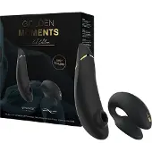 Womanizer Golden Moments 2 - clitoris- en koppelvibrator (zwart)