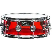 Fame Crystallica Snare 14"x5,5" Red Acryl - Snare drum
