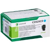 Lexmark C242XC0 Toner Cyaan Extra hoge capaciteit