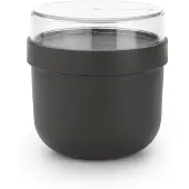 Brabantia Make & Take Yoghurt Beker To Go - 500 ml - Kunststof - Dark Grey