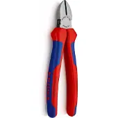 Knipex Zijsnijtang | 180 mm Lengte | Meer-Componentengrepen | Zwart Geatramenteerd - 70 02 180 SB