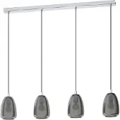 Eglo Glazen eetkamerlamp Alobrase