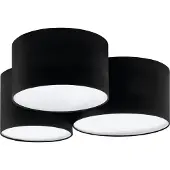 Eglo Zwarte plafondlamp Pastore 2