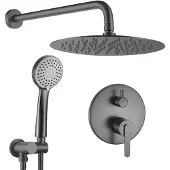 REA Inbouw Regendoucheset Ontario Gun Grey + Box