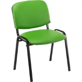 CLP Ken Bezoekersstoel - Kunstleer groen