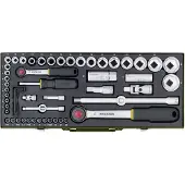 Proxxon 23040 - 56 Delige 1/4 inch en 1/2 inch Doppenset