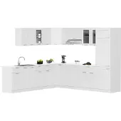 Hioshop Colura keuken bovenkastje 30 cm 1 deur wit.