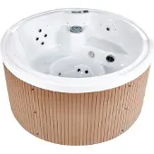 Beliani MARFIL - Buiten hottub met LED - Wit - Acryl