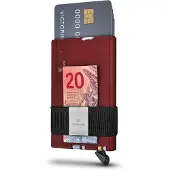 Victorinox Secrid Smart Card Wallet 0.7250.13 Iconic Red, mulifunctionele kaarthouder