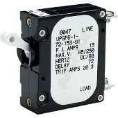 Seachoice Ac/dc Panel Breaker Zwart 20A