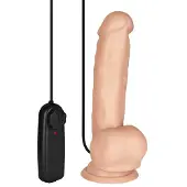 Blush Novelties Dr. Skin - Dr. Jay Vibrator Met Zuignap 22 cm - Beige - Beige