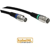 Technetix RLA++10 4G/LTE proof IEC (m) - IEC (v) coaxkabel - 5 meter