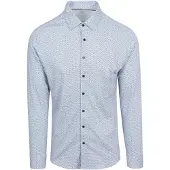 Desoto Slim Fit Jersey overhemd Bedrukte kruizen, Bedrukt