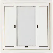 B.E.G. Luxomat Tastsensor | Drukknop 2 Toetsen VZ wit IP20 KNX 2Kanaal