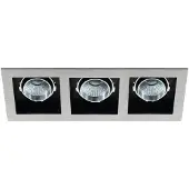 Eglo Inbouwspot | 'BISCARI' LED 3x6,4W 4000K Aluminium | IP20 Ømm