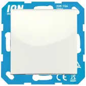 ION Industries Wandcontactdoos | RA met Klapdeksel IP44 E1 Alpin Wit