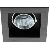 Eglo Inbouwspot | 'BISCARI' LED 1X6,4W 3000K Zwart | IP20 Ømm