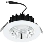 Eglo Inbouwspot | 'ERZENI' LED CCT Ø172 wit/aluminium | Over