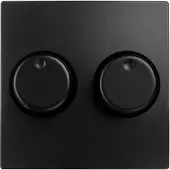 ION Industries Dimmerknop | | E1 (Duo, Mat zwart)