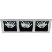 Eglo Inbouwspot LED 'Biscari 1' 3x 7W Alu-Geborsteld incl. drivers
