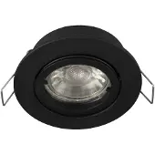 Eglo Inbouwspot Ø68mm | 1X GU10 IP20 | Zwart