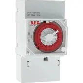 B.E.G. Luxomat Tijdschakelklok | DIN-rail IP20 | Wisselcontact