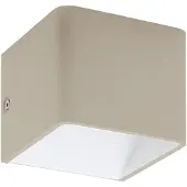 Eglo Wandlamp | SANIA 3 | LED L-120 3000K taupe/wit 5.5W IP20
