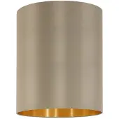 Eglo Onderdeel | Lampenkap 'PASTERI PRO' Ø150 Taupe/goud