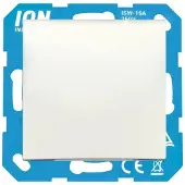 ION Industries Wandcontactdoos | RA met Klapdeksel IP44 E1 Mat Alpin Wit