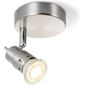 Home Sweet Home LED opbouwspot Cilindro Ø 9,5 cm - mat staal