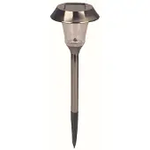 Luxform Solar Staande Buitenlamp Georgia Zwart D 15 H 46,8 Cm