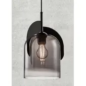 Nordlux Hanglamp Boshi Gerookt Glas ⌀19cm E27