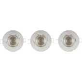 Sencys Inbouwspot Wit Gu10 2,6w 3 Stuks