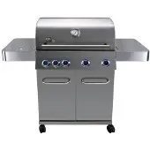 Central Park gasbarbecue Pasadena 17kW zilver