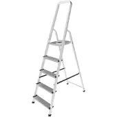 Sencys - Huishoudtrap - Aluminium - 5-treden – Max. 150kg